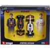 Burago Bburago 1/43 Racing - Red Bull RB21 2PK Modelli da collezione per 14+ anni