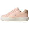 Calvin Klein Women Chunky Cupsole Laceup Lth Wn Yw0Yw01947 Low Top, Pink (Spanish Villa/Tuscany/White Sand), 6.5