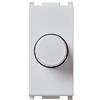 Vimar 14153.SL Plana dimmer luci rotativo push-push, 230V 100-500W, Silver