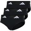 Adidas Adidas Herren Unterwäsche Slip 3er Pack - Brief (3pk) - Active Flex Cotton Intimo Uomo (Pacco da 3)