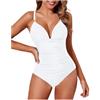 LKRSEEF Costumi Piscina Donna Costume Piscina Donna Intero Contenitivo Pancia Mare Sexy A Fascia Culotte Taglie Forti Trikini Senza Segni Abbronzatura Fantasia Interi con Ferretto Mastectomia Curvy XS Nuoto