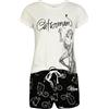 BATMAN Catwoman Donna Pigiama Multicolore 100% Cotone Regular
