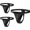 Sesto Senso 3 paia di mutande da uomo, perizomi in cotone, thong, slip, tanga, sport, G-string, XL