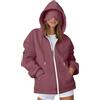 VPQILH Nuovo Felpa Donna con maschera per gli occhi, Felpe Donna con Cappuccio Sweatshirt in Tinta Unita Hoodie con Tasche Frontali e Tasche Nascoste Pullover per Viaggio con modalità Aereo, Sportiva Casual