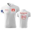 ZENA Polo Personalizzabile | Assistenza Sanitaria - Pubblica | Soccorritore Infermiere Autista Medico | Made in Italy | Nome o Mansione | Emergenza 112 (IT, Testo, L, Regular, Regular, Bianco)