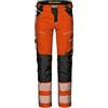 Sir Safety System Hi Vis Gemini Guard - Pantaloni da Lavoro Alta visibilità EN 20471 Classe 2, 4-Way Stretch, Tasche Porta Attrezzi, Rinforzi Ripstop, Comfort Professionale, Arancia, 46