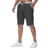 Djtnzdm Bermuda Cargo Estivi Pantaloncini Uomo Cotone Lavoro Golf Sportivi Pantaloni Corti Casual Shorts Uomo Blu Grigio XL
