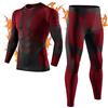 MEETYOO Biancheria Intima Termica Uomo, Intimo Termico Invernale Maglia Termici Pantaloni Base Layer per Sci Corsa Ciclismo