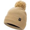 PITBULL Berretto invernale con pompon Pit Bull West Coast Cap Bubble Small Logo II universale, beige., Taglia unica