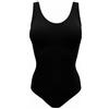 LORMAR Body Microfibra Taglio Vivo Modellante Senza Cuciture art 03443LL - M, Nero