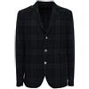 MESSAGERIE 3457AB Giacca Principe di Galles Uomo Blue/Green Mix Wool Jacket Man [50]