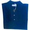 Dritto&Rovescio Polo Manica Lunga con Bottoni - Lana Pettinata - Made in Italy - dalla M alla 5XL (Jeans, XL)