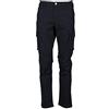 JRC 993243 Lituania Pantalone da Uomo Multitasche Elasticizzato Tessuto Prelavato Elastici in Vita Nero