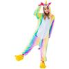 Kauson Unicorno Pigiama Kigurumi Animal Cartone Cosplay Carnival Costume OnesieTute Animato Costumi Pigiameria Regalo di Compleanno Festa Halloween Natale
