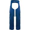 Loodgao Pantaloni da Cowboy Western Uomo Pantaloni con Frange Apertura Cavallo Gioco di Ruolo Carnevale Halloween Abbigliamento Club Blu S