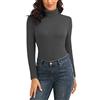 WOWENY Maglia Termica a Collo Alto da Donna Maglione in Pile, Maglia Intima A Maniche Lunghe Calda Morbida E Comoda Intimo da Sci Inverno Autunno
