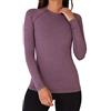 TCA SuperThermal Maglia Termica Donna Sportiva - Maglietta Manica Lunga Invernale - Magliette Termiche - Maglie Invernali - Intimo Termico Tecnico Sci - Maglia Intima Quickdry - Viola, L