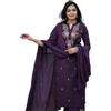 The Red Lion Enterprise Indiano abiti per le donne pronto a indossare 3 pc salwar kameez con elegante ricamo lavoro