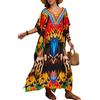 L-Peach Cardigan Lungo Kimono Boho da Donna Spazioso Loungewear Oversize Kaftan Abito da Spiaggia Copricostume