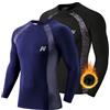 MEETWEE Maglia Termica Uomo, Maglia a Manica Lunga Compression Maglietta Biancheria Intima Sport T-Shirt Baselayer da Corsa Ciclismo Fitness