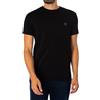 Timberland Uomo T-Shirt con Logo Ricamato Slim Fit, Nero, XL