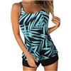 Generico Tankini Donna Costumi da Bagno Tankini Curvy Costume Due Pezzi Contenitivo Sexy Modellante costumiBagno Vita Alta Beachwear costumedonnatankini 2026