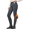 WILLIT Pantaloni da equitazione da donna, invernali, foderati, in pile, con inserti completi, per equitazione, equitazione, pantaloni termici con tasche, passanti per cintura