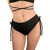 MYLILY | Slip mestruali Donna Costume | Costume da Bagno mestruale a Coste | Costume Ciclo mestruale Donna con Allacciatura | Costumi assorbenti per Ciclo (L)