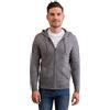 CASH-MERE.CH Pullover | Felpa con Cappuccio con Cerniera da Uomo 100% Cachemire (Grigio, XL)