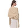lifwimner Sciarpa Donna Pashmina, Caldo Stola Festiva Scialle per Abiti da Sera, Foulard Sciarpa Grande Stole per Matrimoni Feste Cerimonie Regalo (Beige)