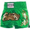 Runhomal Pantaloncini sportivi MMA per ragazzo e ragazza, pantaloncini da boxe Muay Thai Kick Boxing per bambini 5-16 anni, verde, 5-7 ans