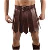 Generico Kilt Scozzese da Uomo con Gladiatore Romano Medievale in Pelle PU Cintura Gonna Fibbie Armatura vichinga Costume Cosplay Clubwear #0403Y
