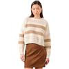 MOLLY BRACKEN Maglia Donna Manica Lunga Rigata Lurex LA1794DN