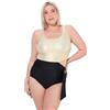 Ulla Popken Donna Costume Intero Nero 46