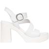 Nero Giardini E616080D Sandali Donna in Pelle - Bianco 38 EU