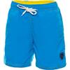 ZAGANO Costume da Bagno per Ragazzi, Pantaloncini da Bagno e da Sport per Bambini, Resistenti, ad Asciugatura Rapida, Taglie 164 cm, 2616, Azzurro