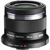 Olympus Obiettivo Olympus M.Zuiko 45 mm F1.8 nero per obiettivo originale Micro Quatt...