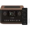 Pure Compatto HI FI CLASSIC C D4 Bluetooth Coffee black e Walnut 15w 255052