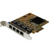 ‎ StarTech.com Adatattore Scheda di Rete Ethernet Gigabit PCI Express PCie Nic a 4