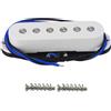 FLEOR Pickup centrale Single Coil in ceramica tono vintage per chitarra stile ST, bianco