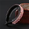 CUSROS Fermagli per capelli, fermagli per capelli, forcine per capelli, eleganti donne con strass e strass, accessorio per lo styling dei capelli, rosa