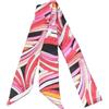 EnxJire Nastro capelli seta Sciarpa magra Capelli Piccole donne Stile semplice Manico a nastro Stampa Fascia for capelli Foulard Bellissime sciarpe Borse(A-31)
