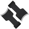 STOBAZA Pettine per Colorazione Chioma 2 Pezzi in Plastica Nero, Protegge Cute e Chioma, per Uso Domestico e Acconciature Fai-da-te