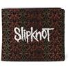 SLIPKNOT Slipknot Unisex's Rocksax Wallet-Pentagram All Over Bi-Fold, Black, Sma