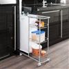 Carrello Slim 3 ripiani Wenko con ruote