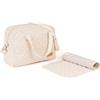 Nanan - Nanan Borsa mamma in tessuto beige