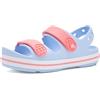 Crocs Crocband Cruiser - Sandali unisex per bambini, colore blu ghiaccio/guava, misura 36