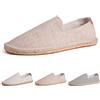 Generico Espadrillas Donna e Uomo in Tela, Scarpe Estive Slip On, Classiche Espadrilles Basse Fondo in Gomma