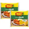 BRIGAND Yoki Farofa de Milho Temperata (Farofa di Mais Brasiliana) - 2 Confezioni da 400 g (Totale 800 g)