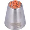 Graziano, Beccuccio Russo Bocciolo Rosa 3D Grande Acciaio Inox - Ø 3.7cm H 4.2cm